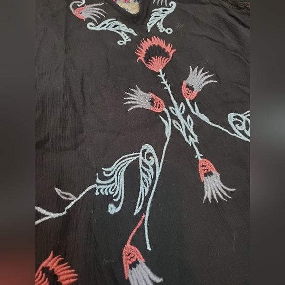 FREE People adelaide festival slip Embroidered Mini Dress. Womens small. EUC - Picture 3 of 15